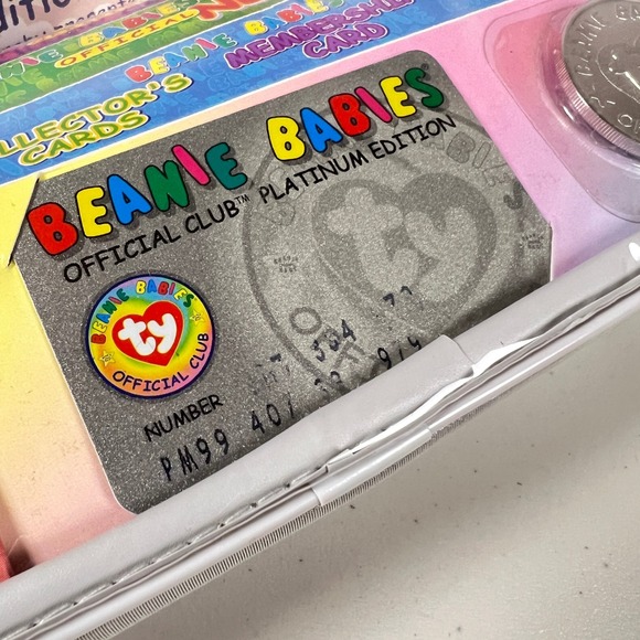 NWT New Ty Beanie Babies Official Club Platinum Edition Collector Kit Membership - Picture 3 of 5